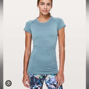 Lululemon, Swiftly Tech Short-Sleeve 2.0, Slate Blue